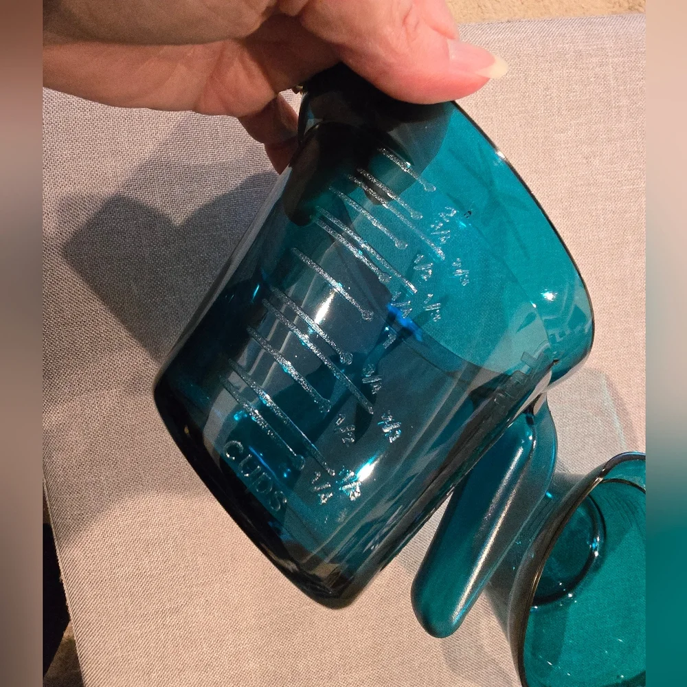 Tupperware Blue Micro Pitchers, Never Used